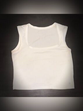 SHEIN Square Neck Crop Tank